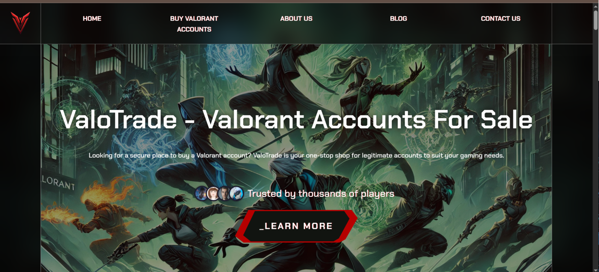 Marketplace for Valorant Accounts